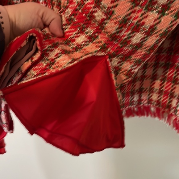 Seventy Sergio Tegon Pink Red Tweed Blazer - Picture 13 of 14